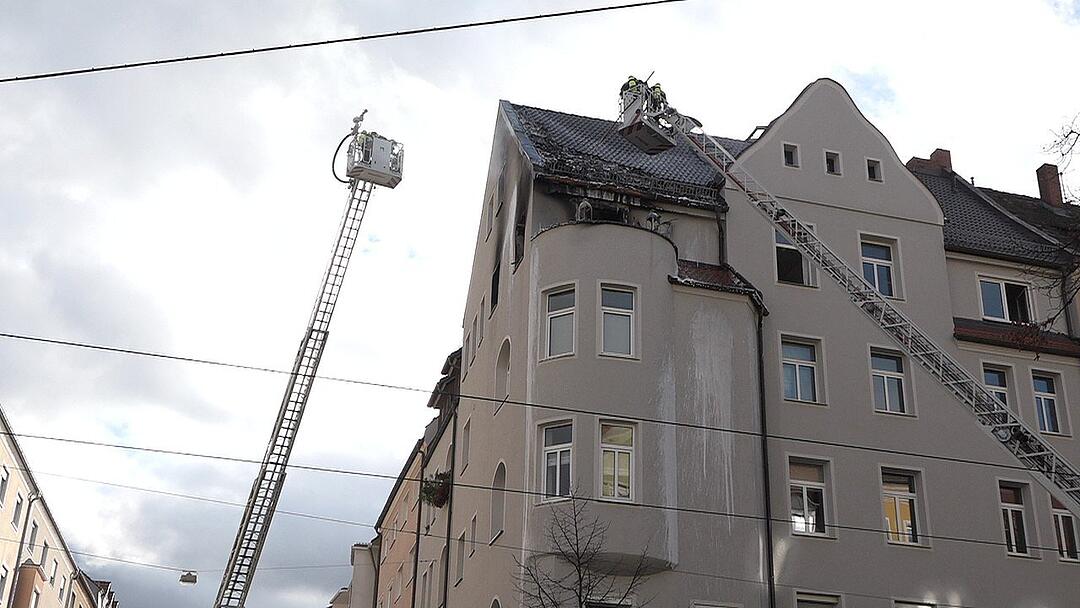 Brand in der Nürnberger Südstadt