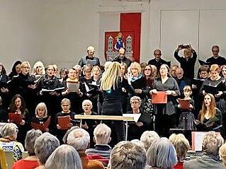 Der Projektchor der Sängerschulung hat in der Alten Aula in Münnerstadt vor Publikum gesungen.