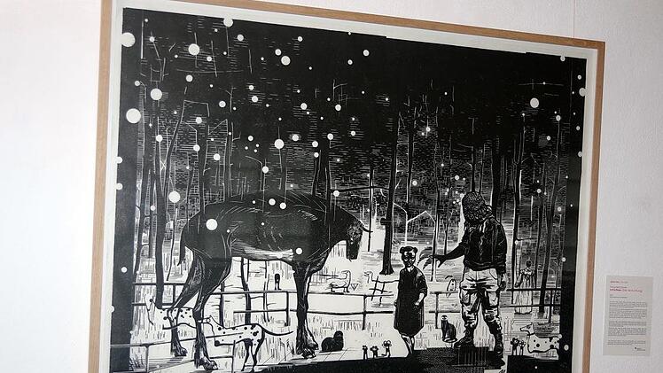 "Irrlichter" von Franca Bartholomäi, der ersten PreisträgerinHeike Schülein