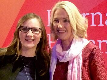 Am Internationalen Frauentag war die Grüne Bundestagskandidatin Lisa Badum aus Forchheim Gast beim Empfang von Bundesfrauenministerin Manuela Schwesig in Berlin. Foto: p