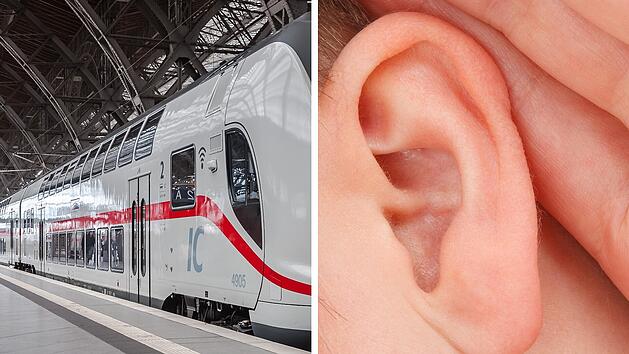 Mann bei&szlig;t anderem Mann St&uuml;ck vom Ohr ab