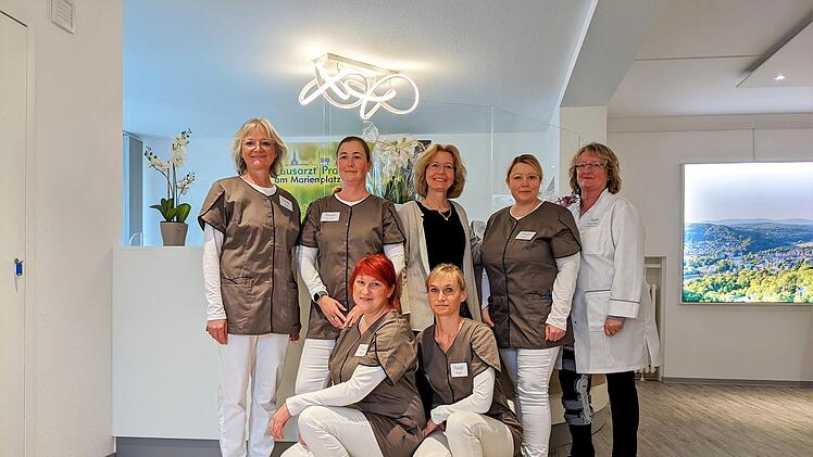Das Team von Hausärztin Astrid Laue.