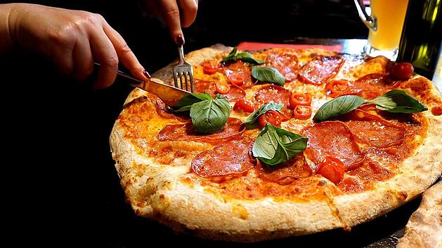 In Haßfurt gibt es verschiedene gute Pizzerien.