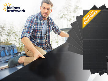 3000‑W‑Balkon‑PV: Hexa‑Sets ab 1.419 &euro;, Anmeldung & Leistungsgrenzen