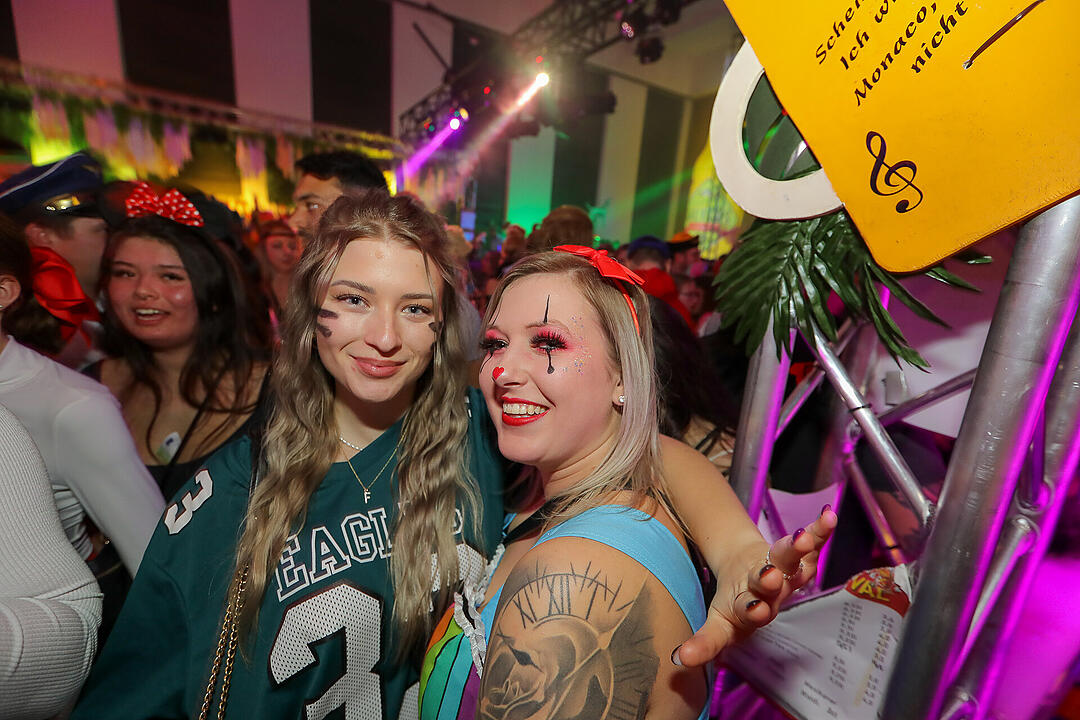 Beste Partystimmung in der Stadthalle