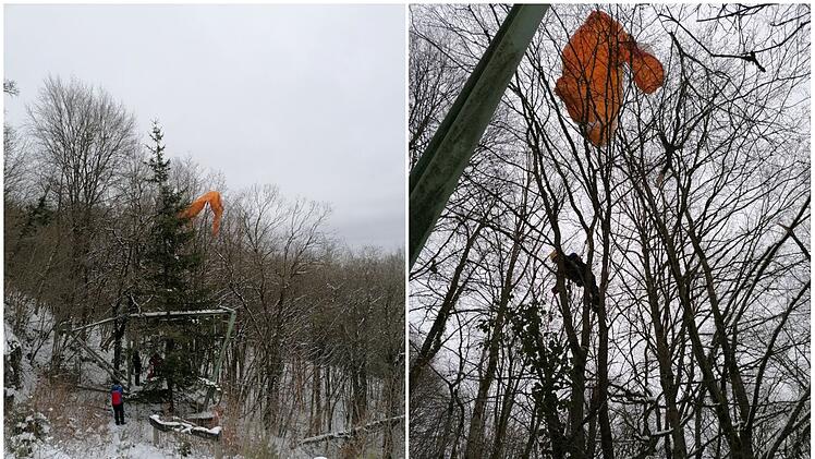 Landkreis Kulmbach: Fallschirmspringer im Baum und Kind stürzt von Felsen - Bergwacht am Wochenende zweimal gefragt