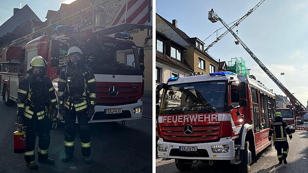 Feuerwehreinsatz in Erlanger Innenstadt - Flammen in Restaurant