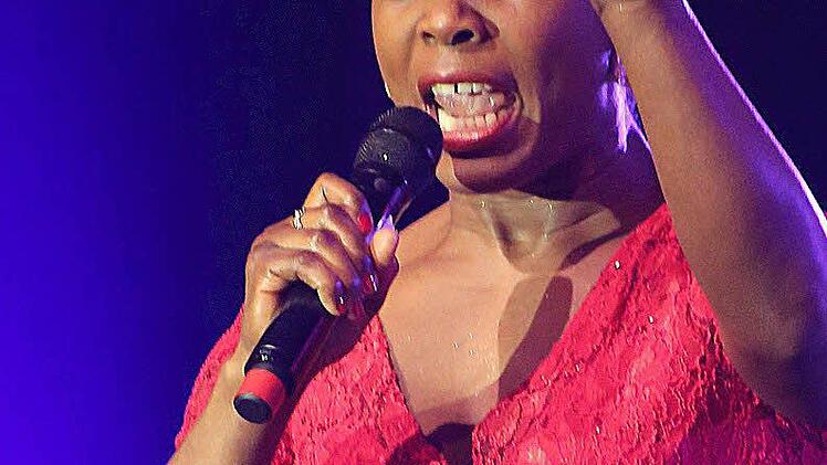 Die Bigband der Bundeswehr in der Münnerstädter Mehrzweckhalle. Foto: Dieter Britz