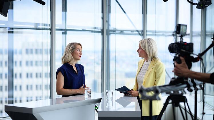 Sat.1-Sommerinterview mit Linken-Chefin Ines Schwerdtner