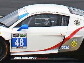 Christopher Haase ging in den USA mit seinem Audi R8 LMS das Benzin aus. Foto: privat