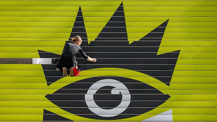 Vorbereitungen auf die Leipziger Buchmesse