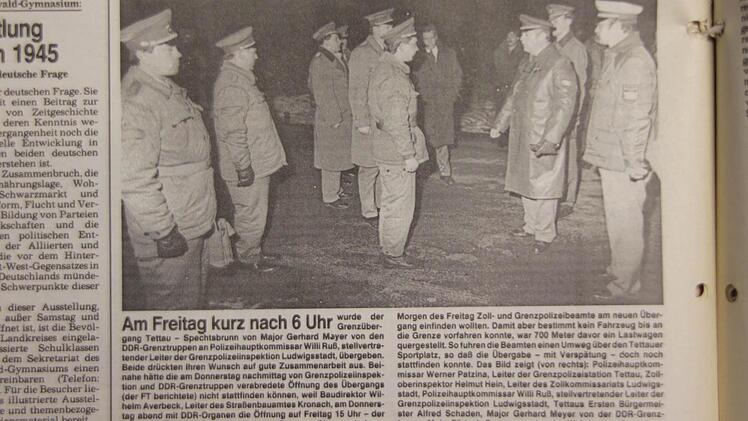 Zeitungsausschnitt von 1989