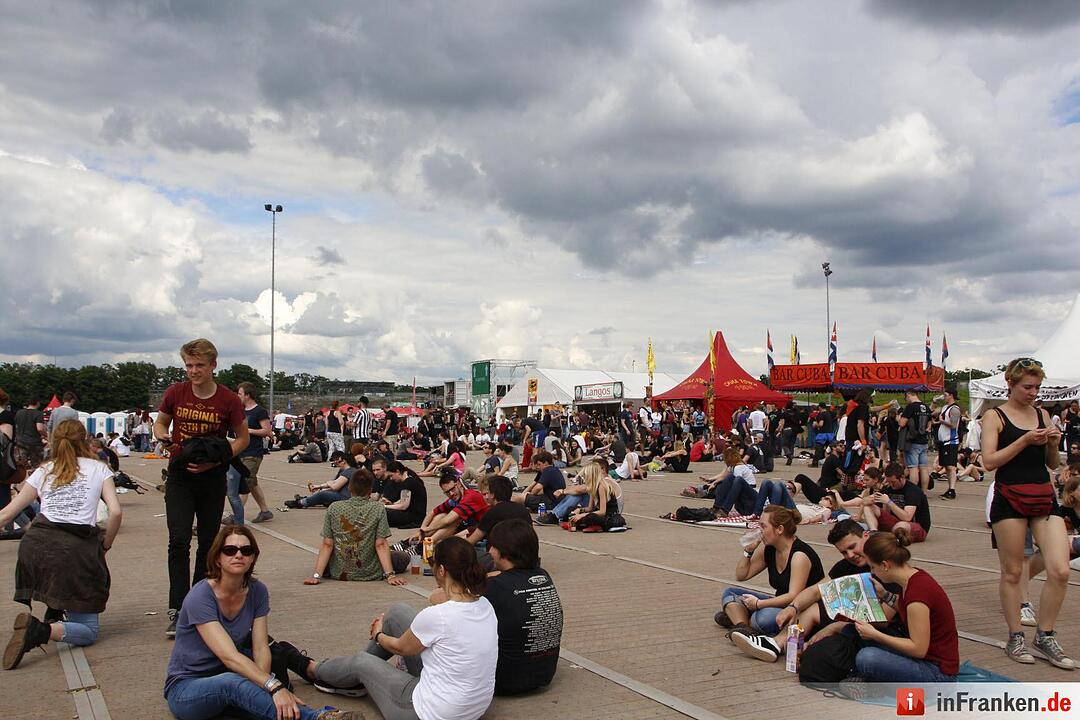 Rock im Park 2016 - Das Festivalgelände am Samstag