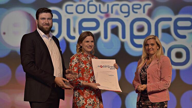 Impressionen von der Verleihung des Coburger Medienpreises 2018Valentina Trajkovska