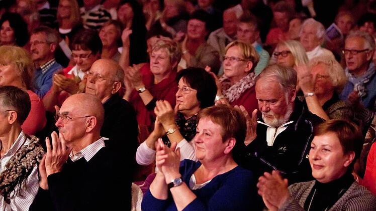 Reichlich Applaus spendete das Publikum in der Gerold-Strobel-Halle.