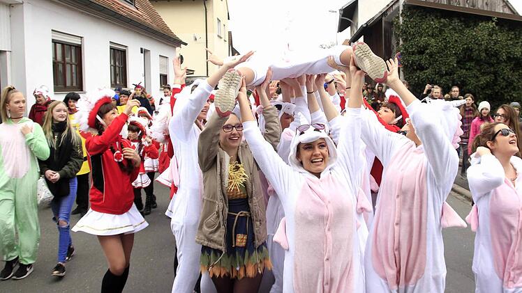 Impressionen vom Faschingsumzug der Weisendorfer Blummazupfer. Foto: Richard Sänger