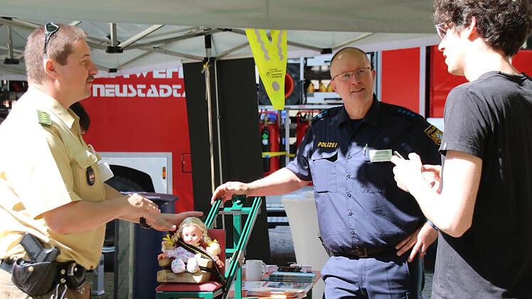 Geräteschau beim Feuerwehrjubiläum. Foto: Heike Beudert