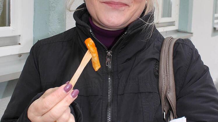 Eine Portion Pommes Frites sind bei Manuela Schneider die Ausnahme.