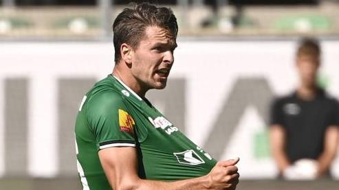 Zur Vizemeisterschaft in der Schweiz: Lukas Görtler und der FC St. Gallen mussten sich nach dem Re-Start zwar den Young Boys Bern beugen, nehmen aber nun an  der Europa-League-Quali teil. imago