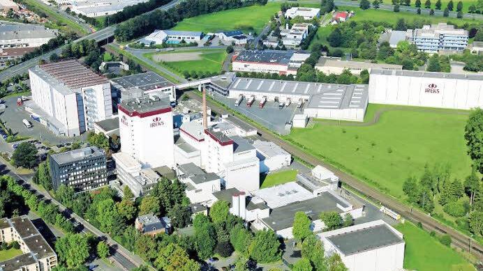 Die Firma Ireks aus der Luft gesehen