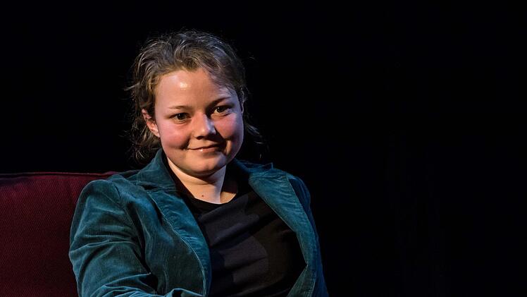 Freistaat Coburg" in der Reithalle: neue Mitglieder des Schauspiel-Ensembles stellen sich vor: Solvejg Schomers.Foto: Jochen Berger