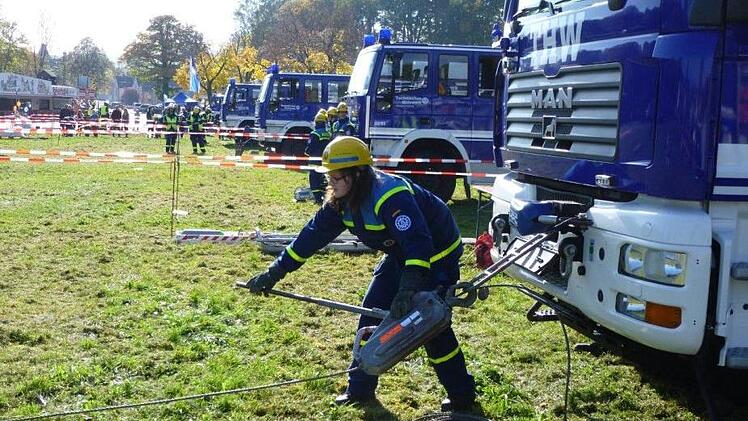 Impressionen vom THW-Wettkampf. Foto: Haju Badura