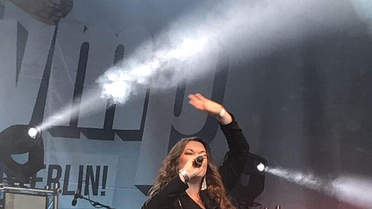 Angela Henn beim "Schlager-Olymp"privat