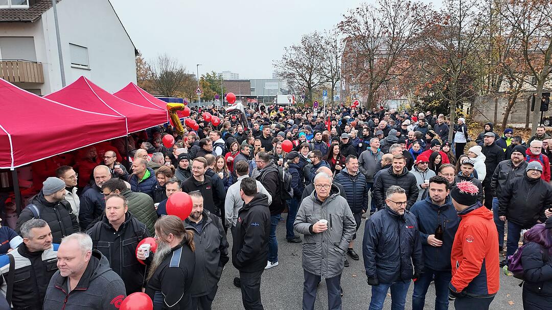 Bamberger Bosch-Belegschaft im Warnstreik - "heiße Woche" der IG Metall läuft