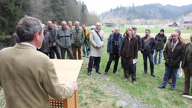 Fritz Maier bei der Begrüßung  Foto: Friedwald Schedel