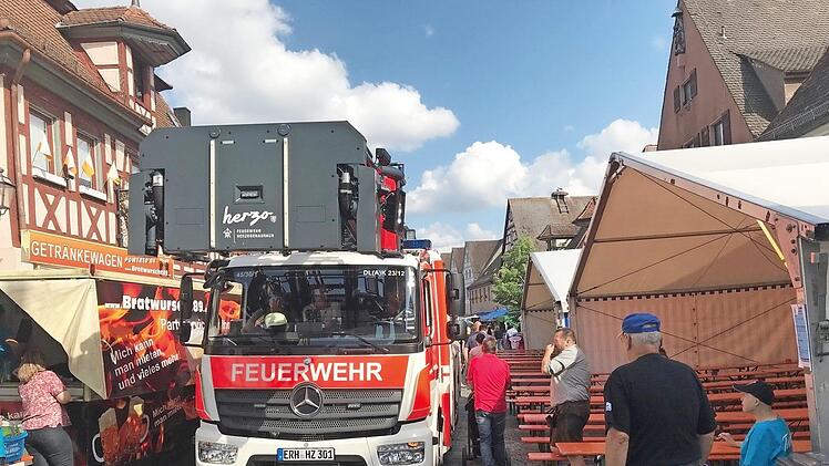 Der Wagen passt noch durch.