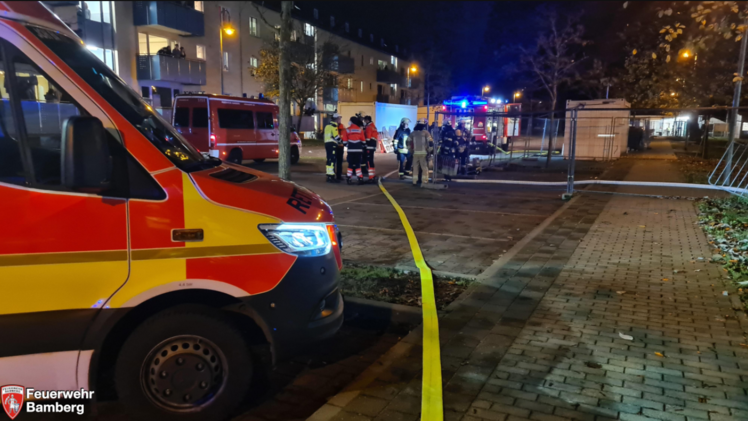 Bamberg: Feuerwehr- und Polizeieinsatz im Ankerzentrum - "helle Blitze und Knallen"