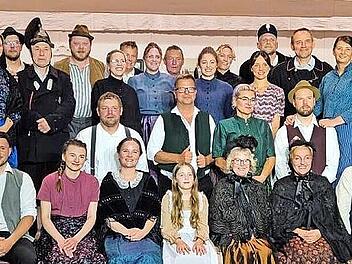 Die Theatergruppe Steinberg bringt drei Lustspiele des &bdquo;Bauern-Andres&ldquo; zur Auff&uuml;hrung.