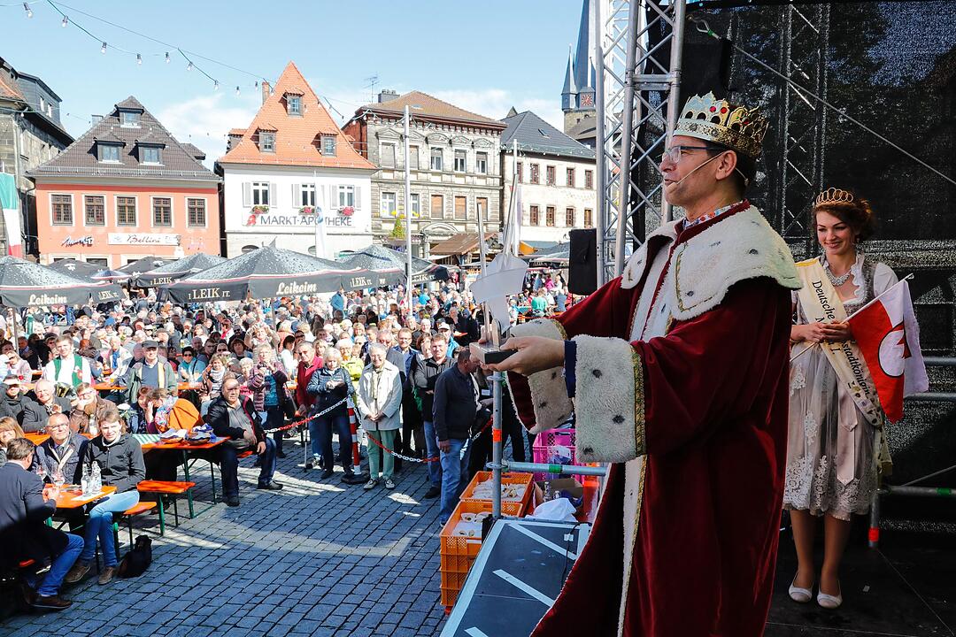 Korbmarkt in Lichtenfels am Samstag