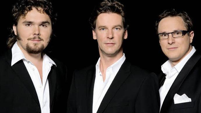 Ilja Martin (links), Hans Hitzeroth (Mitte) und Hubert Schmid treten im Oktober in Friesen auf. Foto: pr