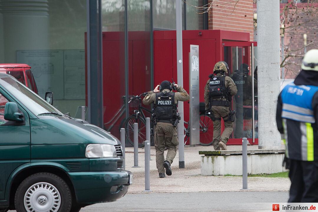 Großeinsatz an der Uni Nürnberg