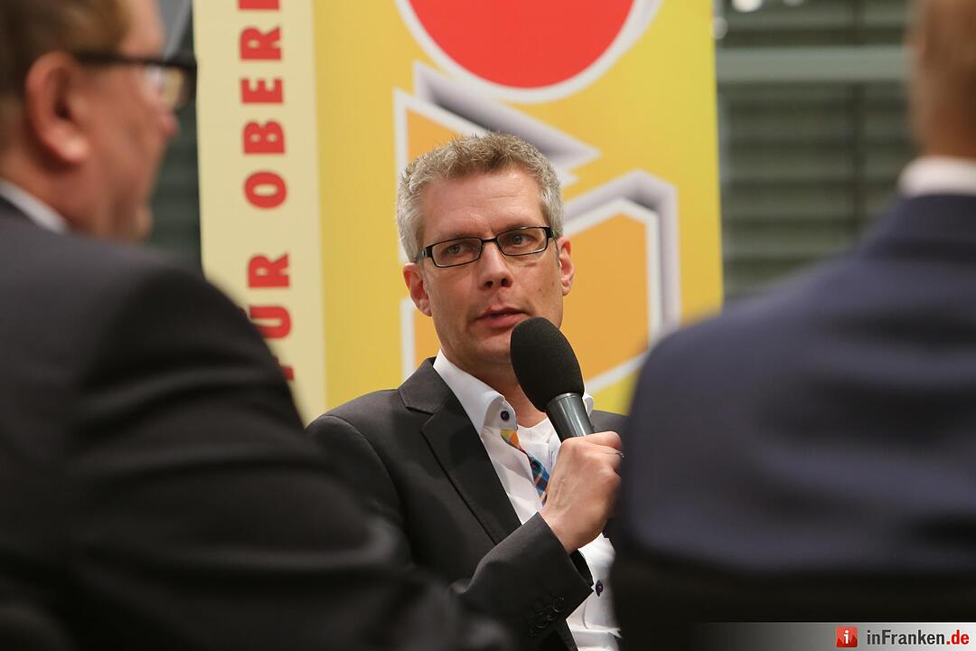 Podiumsdiskussion in Forchheim mit den OB- Kandidaten; Foto: Barbara Herbst
