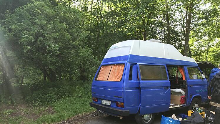 Freizeitdruck durch Camper in der Fränkischen Schweiz. Foto: Mathias Kraus/privat