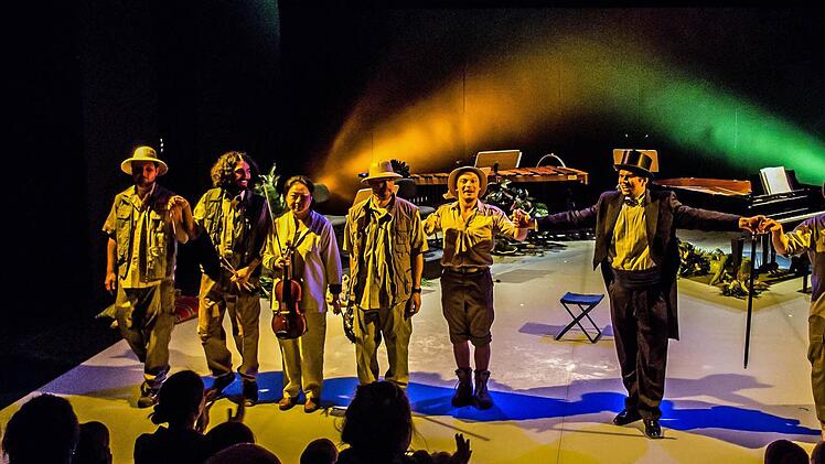 "Das musikalische Nashorn": Impressionen vom Kinderkonzert des Landestheaters in der Coburger ReithalleFoto: Jochen Berger