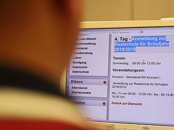 Im Mai 2018 gab es bereits eine Probeeinschreibung für eine Realschule in Pressig. Ein zweiter Anlauf könnte folgen. Archiv/Marian Hamacher