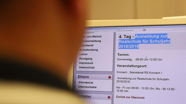 Im Mai 2018 gab es bereits eine Probeeinschreibung für eine Realschule in Pressig. Ein zweiter Anlauf könnte folgen. Archiv/Marian Hamacher