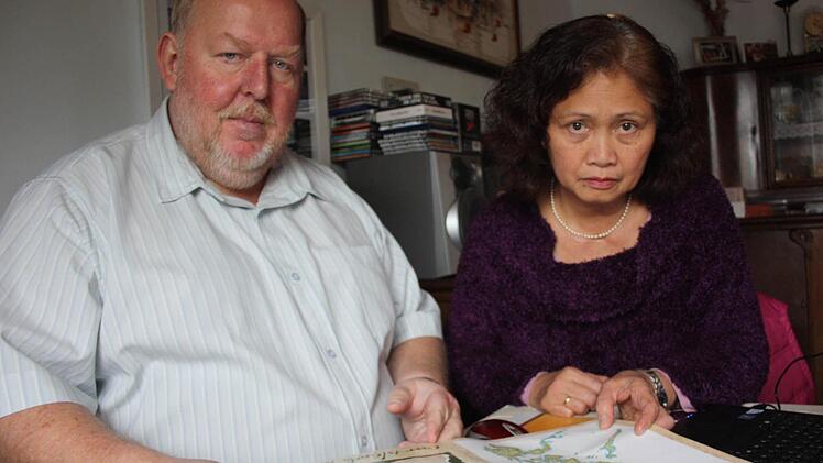 Ein herzliches "Vergelt's Gott" sagen die Organisatoren der Strullendorfer Philippinen-Soforthilfe Franz-Josef und Evelyn Dorn an die vielen Spender.  Foto: S. Martin