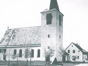 Ein erstes Foto der neuen Christuskirche im Jahr 1953. Reproduktionen: Karl Klippel