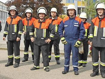 Die erfolgreichen Pr&uuml;flinge der FFW Ebensfeld Foto: privat
