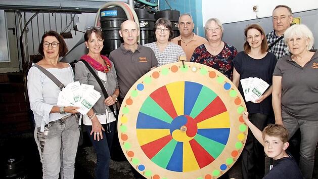 Das &Ouml;kofest-Gl&uuml;cksrad verspricht den Besuchern zahlreiche hochwertige Gewinne. Foto: Richard S&auml;nger