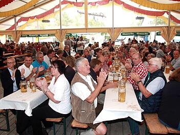 Wenn sich in Weisendorf am Kirchweihmontag die Honoratioren zum Frühschoppen treffen, ist der Sicherheitsdienst nicht unbedingt gefragt. An den Abenden soll aber ebenfalls nichts passieren.     Foto: Richard Sänger (Archiv)