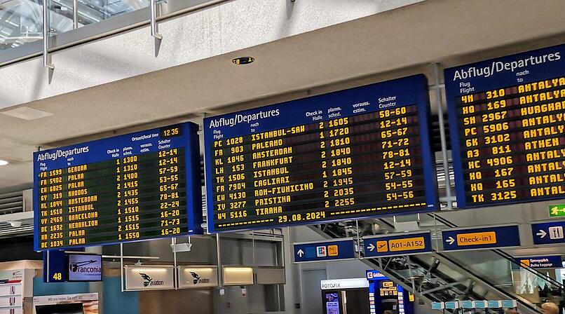 Flughafen N&uuml;rnberg (Originalbild vom August 2024)