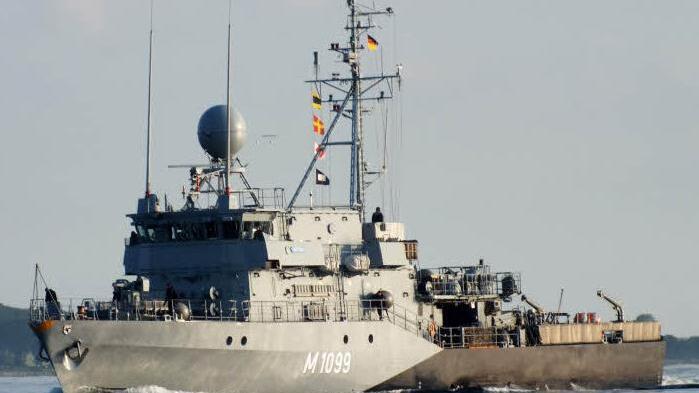 Der Steinberger Florian Sesselmann lernte die Arbeit von Marinesoldaten und Schiffe der Flotte kennen. Fotos: privat