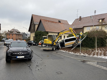Baggerunfall in Sonnefeld
