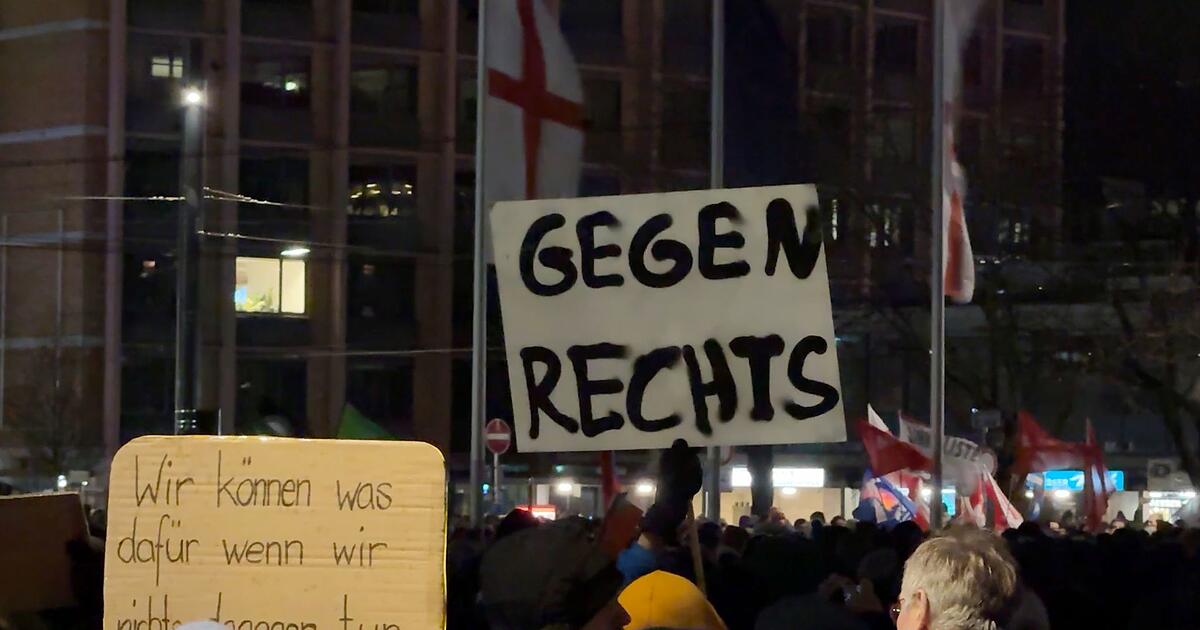 Nürnberg Große Demo gegen Rechts am Samstag HolocaustÜberlebender spricht