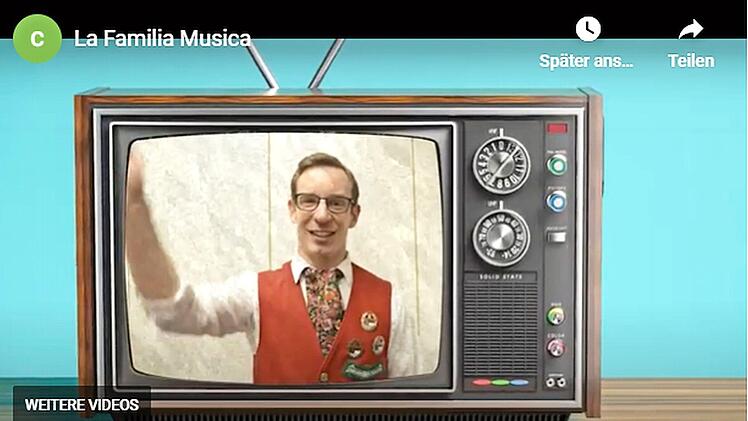 Das ist der Tim. Der Tim liebt es, Musik zu spielen. Screenshot: Rainer lutz